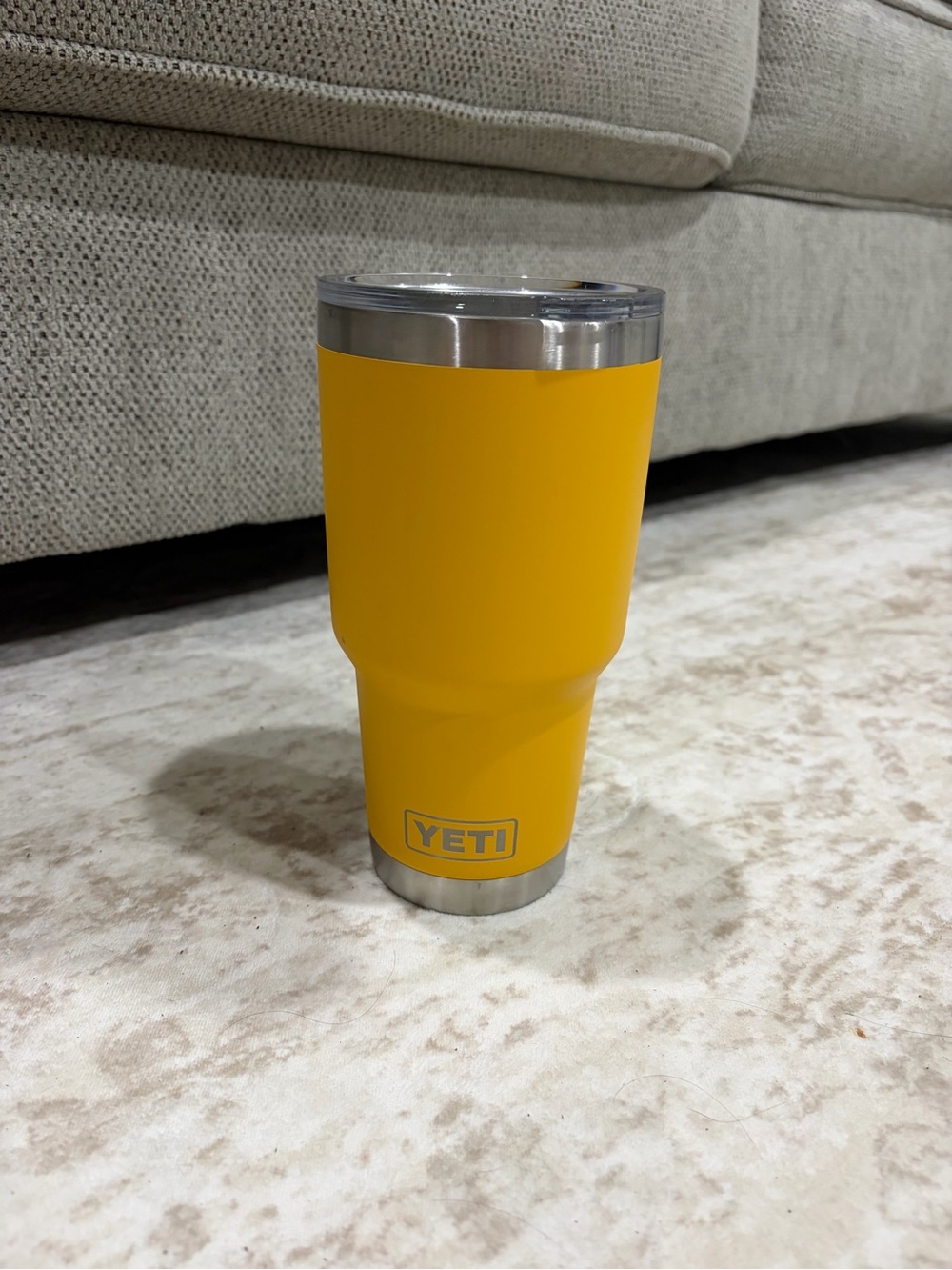 Yeti Rambler 30 ounce yellow NO STRAW